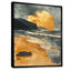 Golden Coastal Beach Sunset - reproduction d'art mural plage-646089936-646089927
