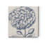 « indigo floral on lin iii », reproduction de peinture sur toile tendue-866068769