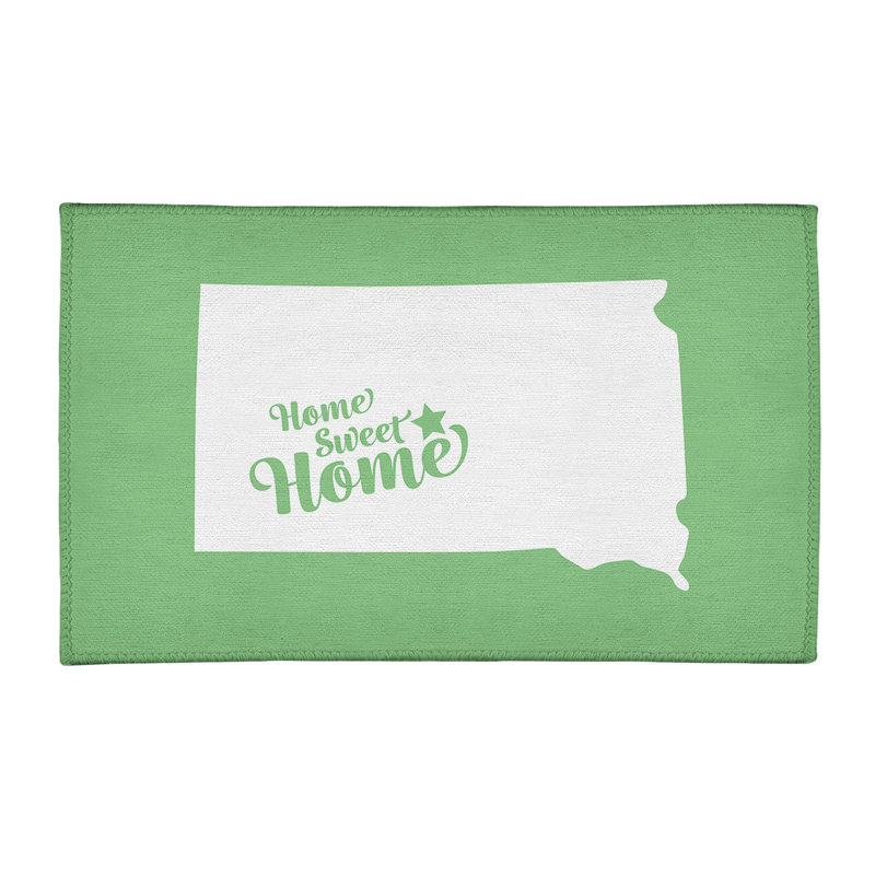 Tapis de pierre polyester pour la maison, Rectangle 2 pi x 3 pi