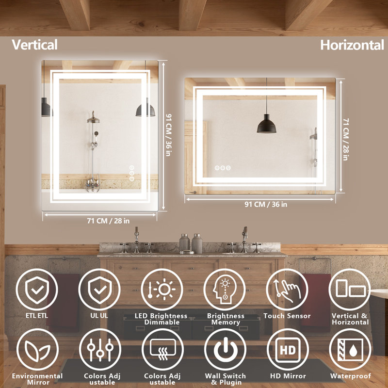 Rectangle Mirror, 28" x 36"
