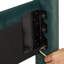 Lit plateforme tapissier Velvet