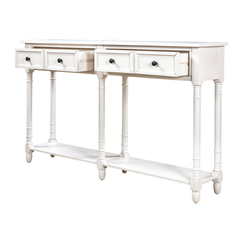 Albryna 58'' Console Table, Ivory