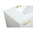 Broadlands 36'' Single Bathroom Vanity with Engineered Marble Top-387328238