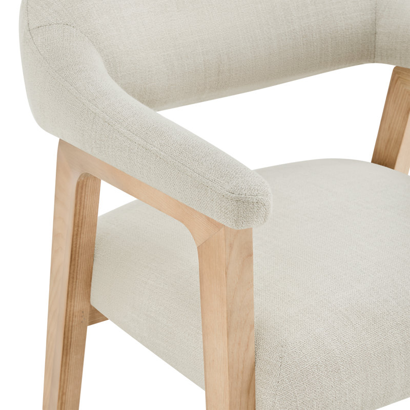 Chaise rembourrée Efren Daina Rosswell, Lin Performance Effie