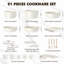 21 - Piece Aluminum Cookware Set-120076909