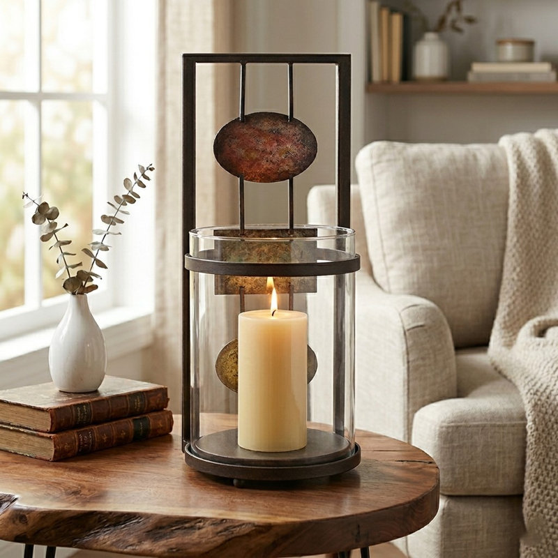 Porte-votive en verre