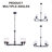 5 Light Dimmable Black Living Room Wagon Wheel Chandelier