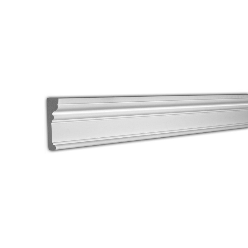 White Polystyrene 96'' Wall Base Moulding Set of 11