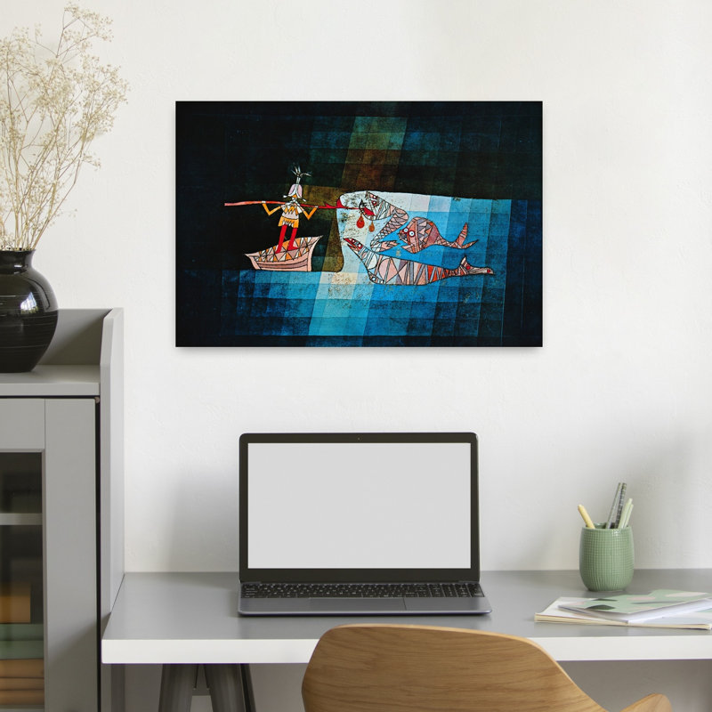 Sinbad The Sailor Classic Fish Beach Wall Art Print - Print, 40.64cm H x 60.96cm W