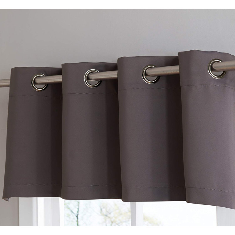 Cantonnière 18 "Nicole, Gris anthracite
