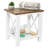 Aidden 16.75" x 12.5" x 17.25" Bathroom Shower Bench with Storage Shelf