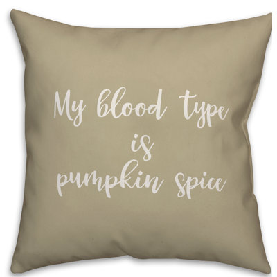  Coussin My My Type is Pumpkin Spice