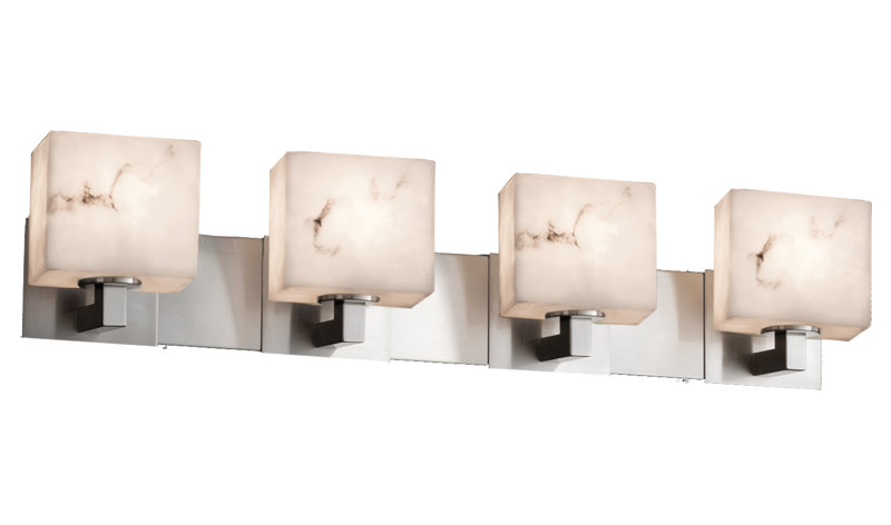 Éclairage pour meuble-lavabo 4 lumières lumenaria, Noir mat