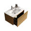 Meuble-lavabo de 30 po - Rayures en chêne naturel élégantes avec lavabo en céramique blanche, lignes courbes et courbes ouvertes-118731815-118731816