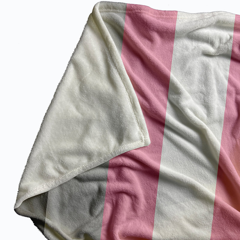 Couverture en molleton Demi Pride, L 50 po x L 60 po, Rose 1