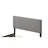 Gray Fabric Queen Bed With Nailhead Trim Accent, Fully Upholstered, Wood Leg, 4 Slats Box Spring Required, 660Lbs Weight Capacity, 6" Floor , 86.03 In Depth, 64.77 Width, 42.58 Height Upholstered