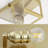 Bechtold Farmhouse Industrial Square Iron/Glass Case LED Flush Mount-2066472389-2017698224