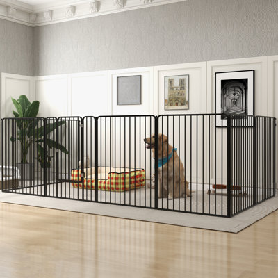 Panel Steel Pet Barrier With Door