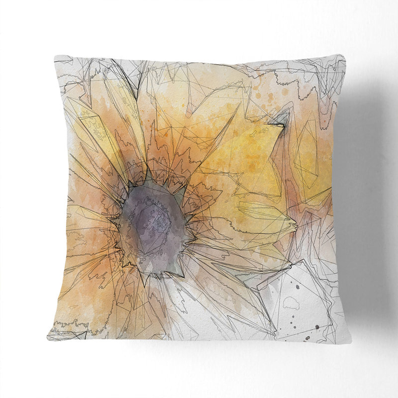 Square Throw Cushion, 55 x 55 cm, White