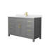 Beckett 54" Freestanding Single Bathroom Vanity with Cultured Marble Top-760643050-768606416-768606383