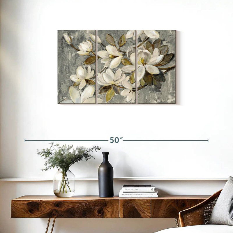 Harnek Magnolia Simplicité Neutre, H 20 po x l 33 po