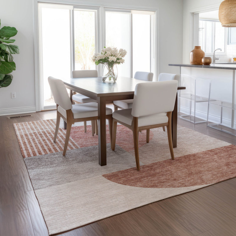 Melania Abstract Indoor / Outdoor Rug, Rectangle 5' x 7'6"