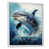 White Floater Frameed Canvas