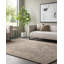 Tapis floral gris anthracite / beige clair / jaune en laine touffetée fabriqué à la main Arden-11184663