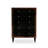 Black&Walnut Solid  Wood Accent Cabinet