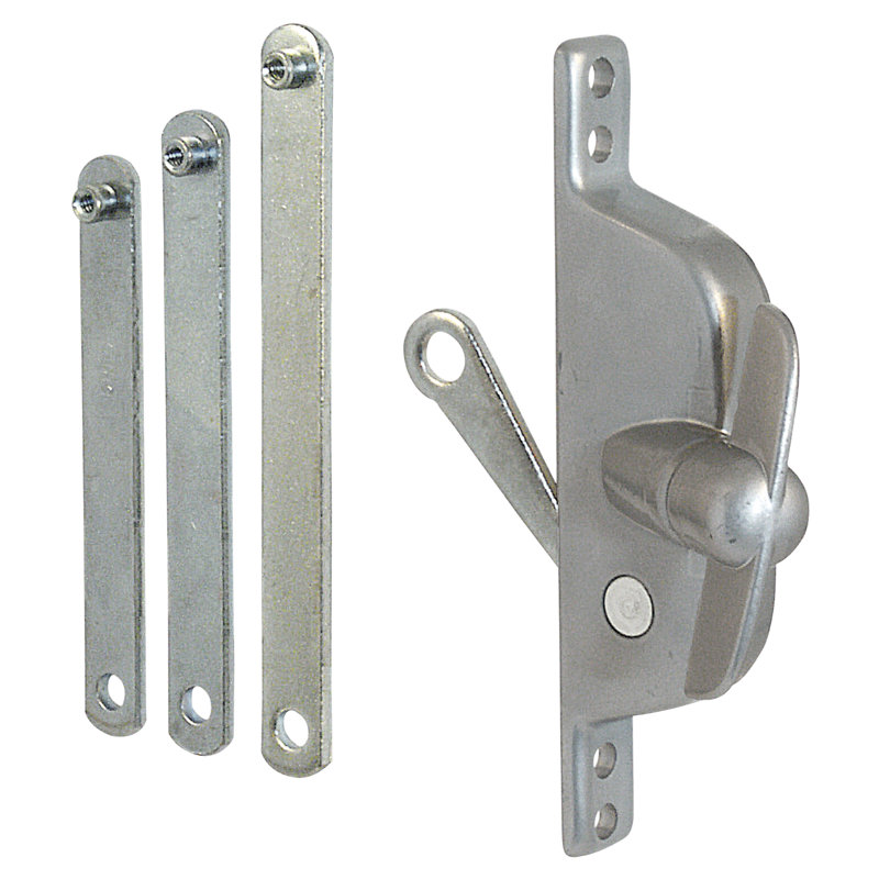 Prime-Line Jalousie Operator, Reversible, With Three Link Arms, Aluminum Finish (Single Pack)