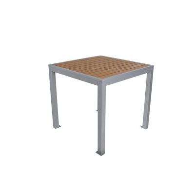 Longport 4 Person 32'' L x 31.75'' H Faux Teak Dining Table