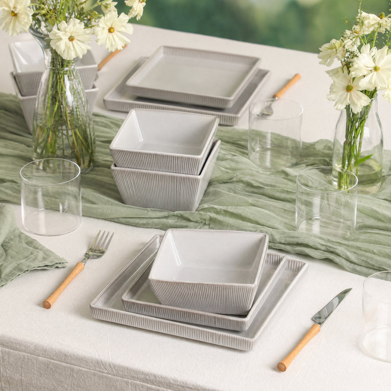 Service de table 12 pièces Stone Lain Grace