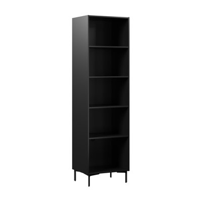 24W Modular Media Storage Tower With Shelves