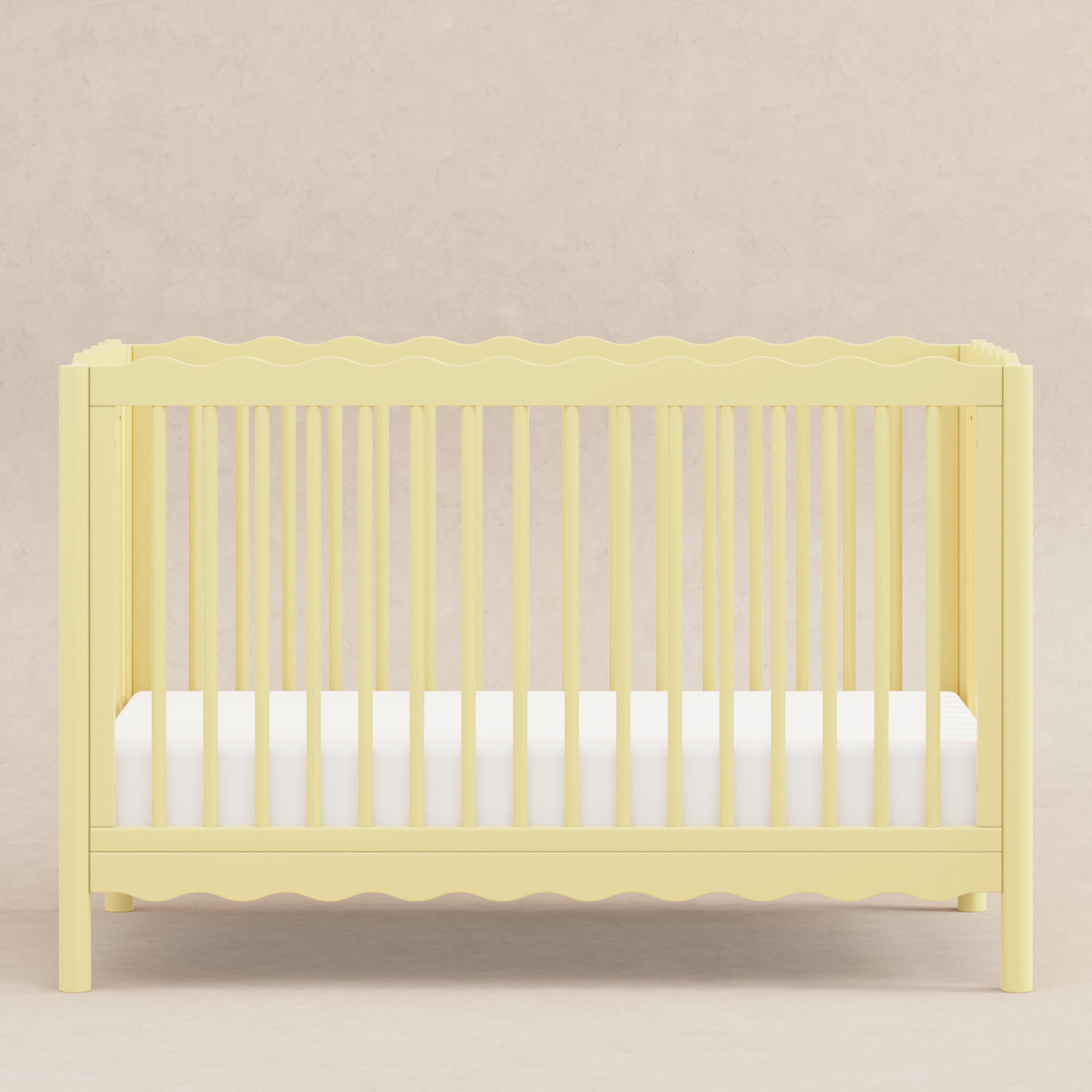 Swell Pine 4-in-1 Convertible Crib, Pale Yellow