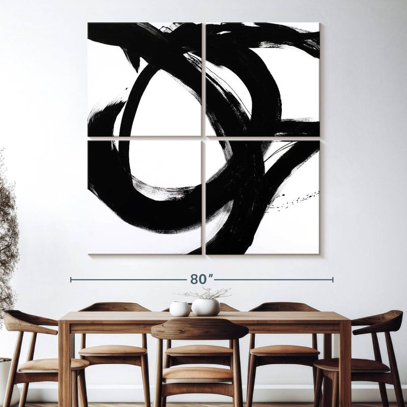 Avery Circular Strokes I, 74" H x 74" W