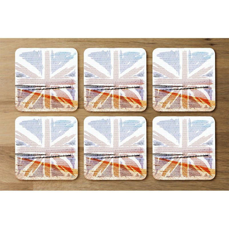 Square 6 Piece Coaster Set