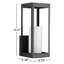 Luminaire à cloison d'extérieur noir Saida-22592513