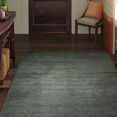 Steelside™ Justice Geometric Handmade Flatweave Cotton Muddy Green Area Rug, Wayfair in 2023