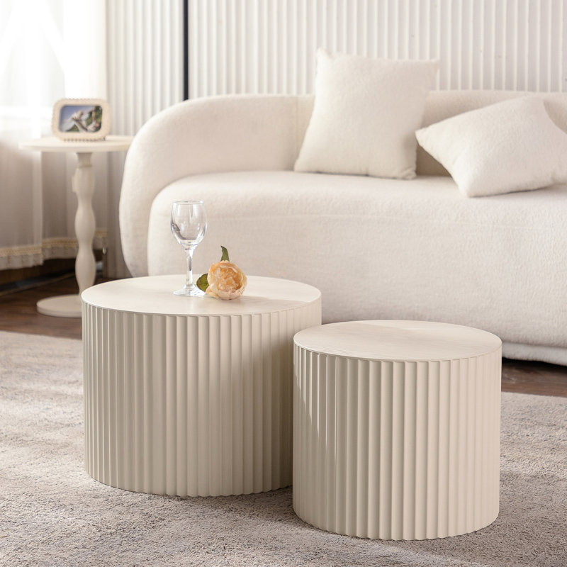 2 tables basses Modern Modern Beige