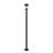 Ashdown 3 Light Outdoor Post Mounted Fixture in Black
