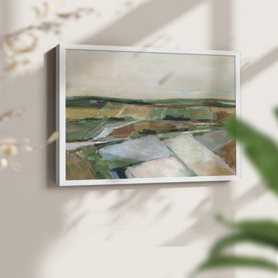 «Pastel Fields II», reproduction encadrée