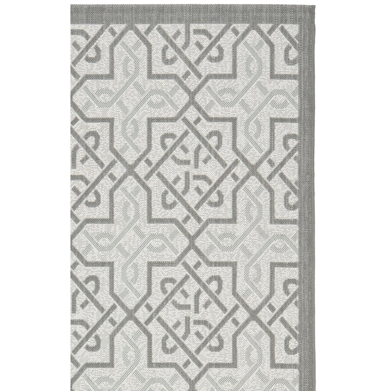 Tapis gris foncé en laine touffeté à la main Dirks, Rectangle 4 pi x 5 pi 7 po