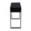 Console Franklin en métal noir et bois noir par Lumisource-397605553