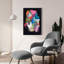  «Dance With Me 2» par Coco Good, art mural en verre acrylique, 24 po x 36 po