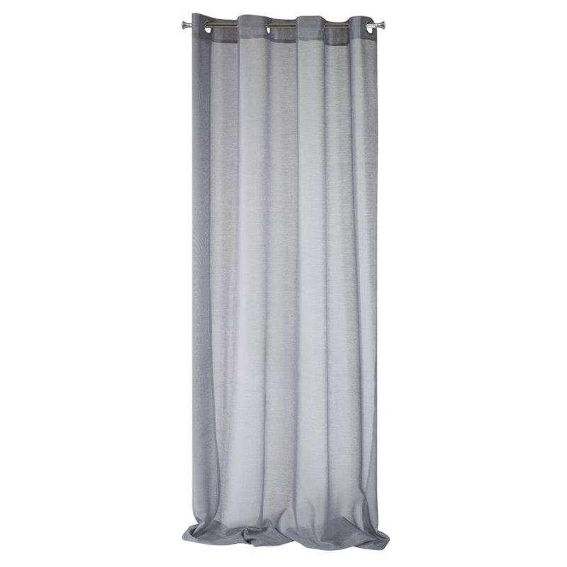 Whisler Curtain Pair, Steel, 250cm H x 140cm W