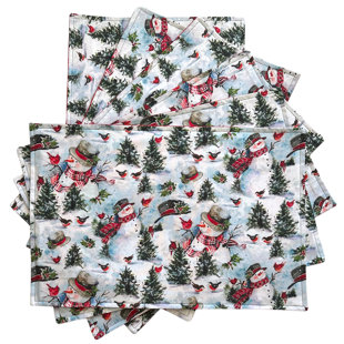 Cotton Nautical Rectangle Placemat (Set of 6)