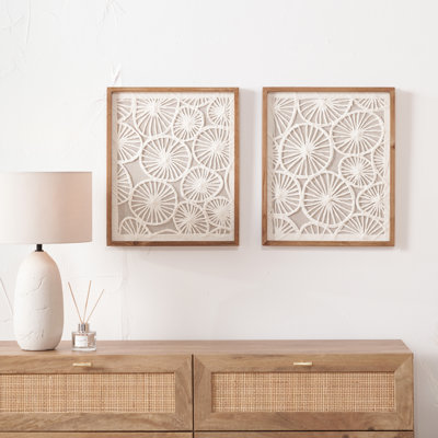 2 Piece Closed Corner Frame Set on Canvas