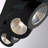 Nymark LED Surface Mount - Black, 4-Light