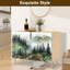 Buffet avec rangement Misty Mountain Aquarelle avec 2 portes pour le salon et la cuisine