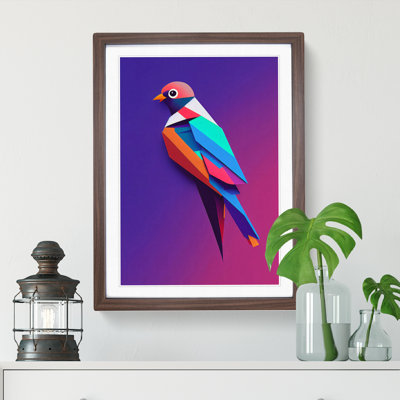 Colourful Bird No.4 Abstract - Wall Art